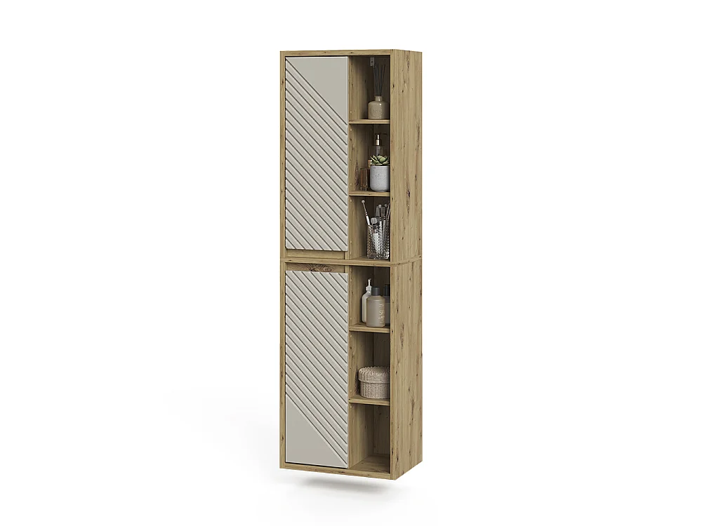 Hochschrank artisan-eiche/cashmere 50.2x33.1x170 viola