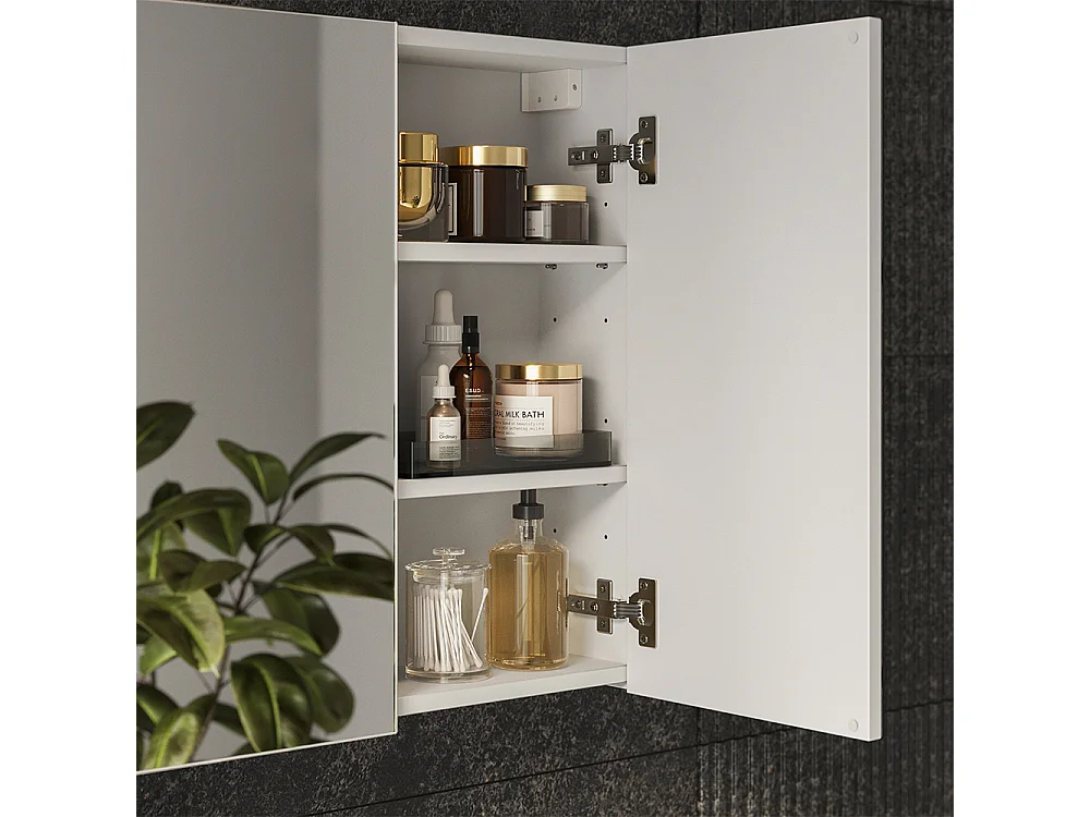 Badkamerspiegelkast wit 100x17x60.2 lavia