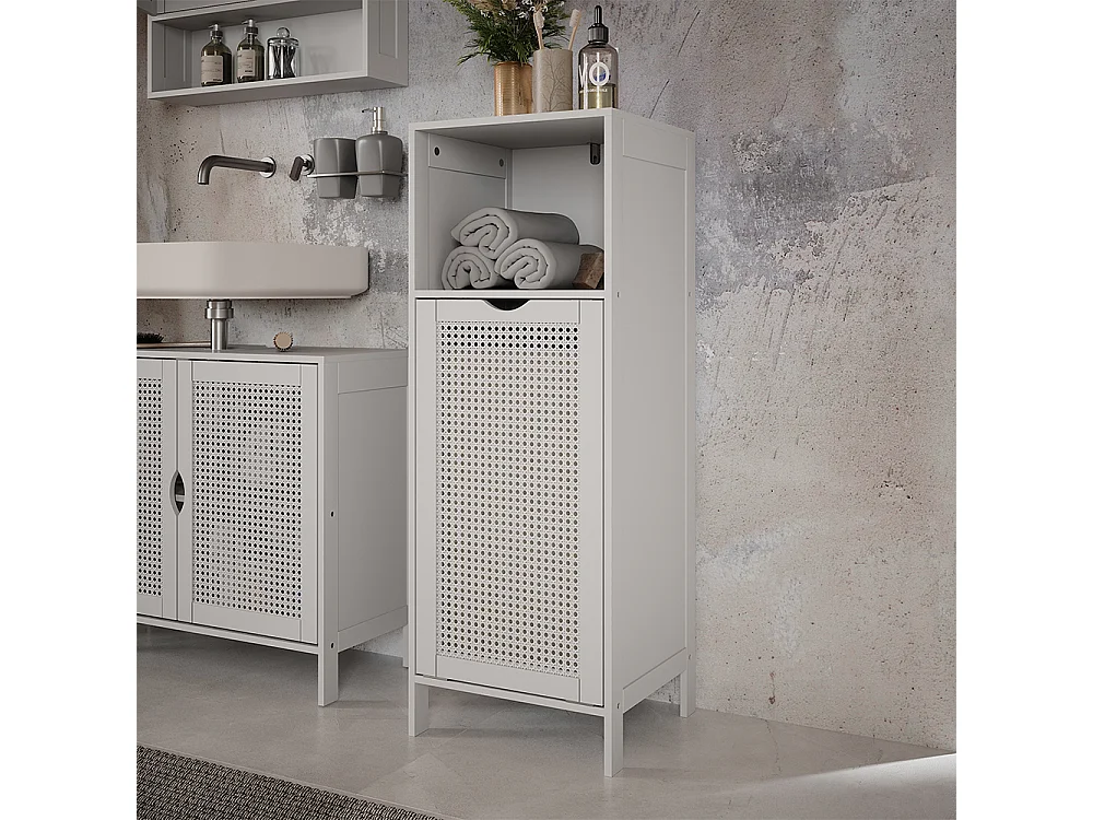 Midischrank weiß 36x33x98 liora