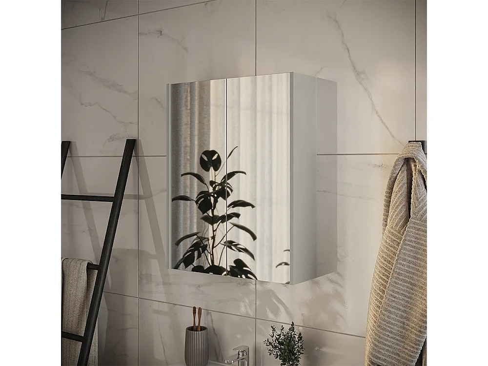Armoire de toilette cachemire 60x18x75.8 ruford