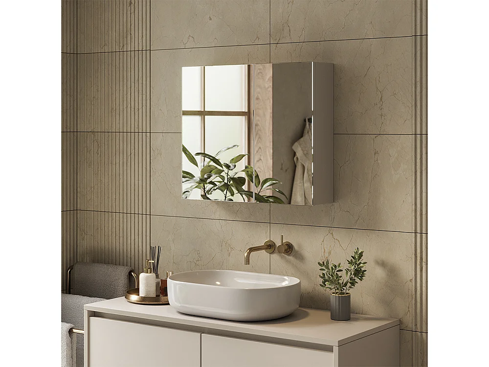 Armoire de toilette cachemire 70x17x60.2 lavia