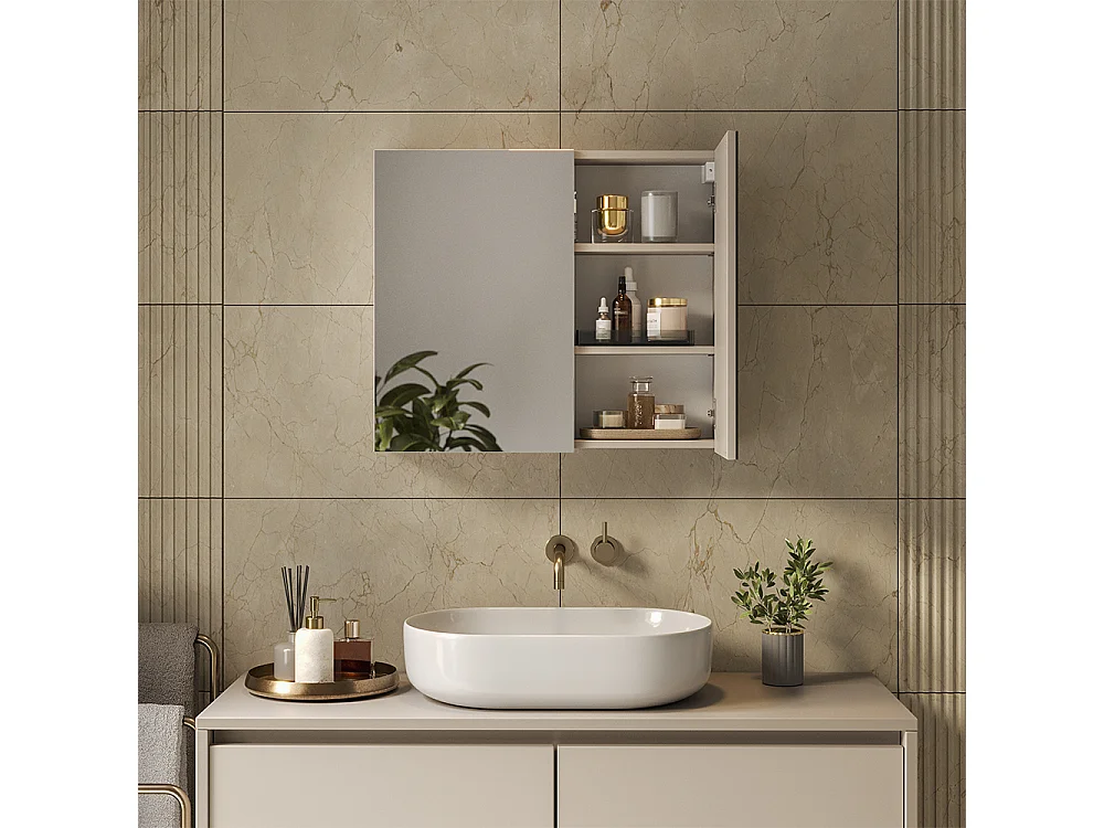 Armoire de toilette cachemire 70x17x60.2 lavia