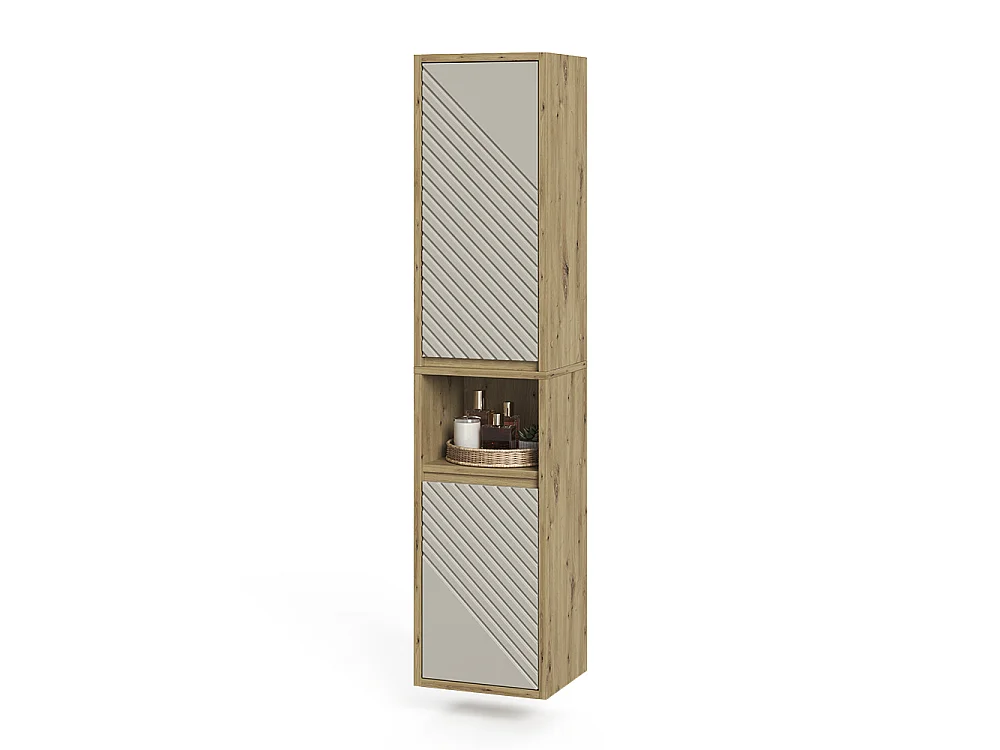 Hochschrank artisan-eiche/cashmere 38x33x170 viola