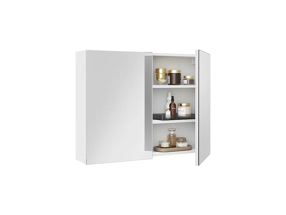 Badkamerspiegelkast wit 80x17x60.2 lavia