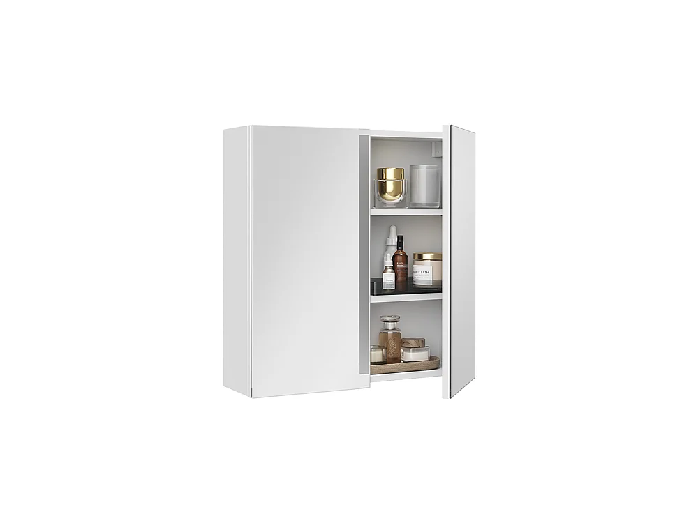 Badkamerspiegelkast wit 60x17x60.2 lavia