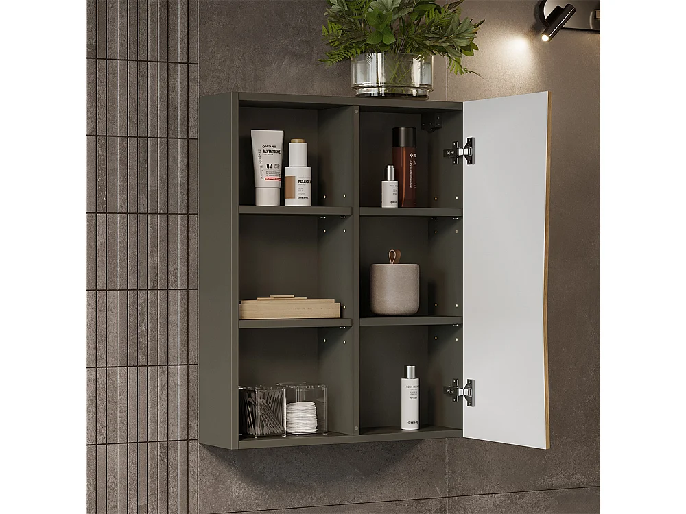 Armario de baño artesano 56x16.8x70 willow