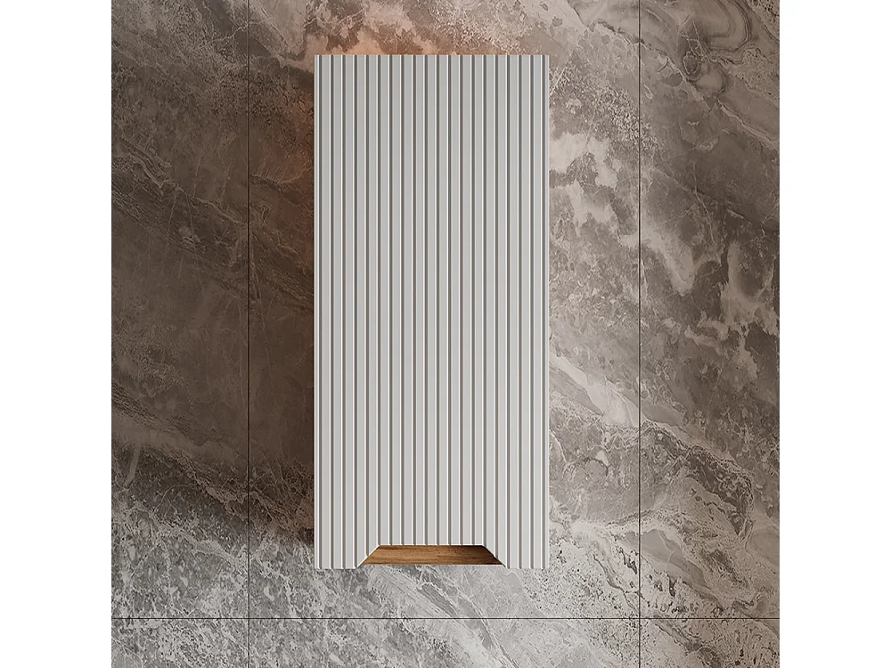Badschrank eiche/weiß gestreift 20x33x72.6 lotta