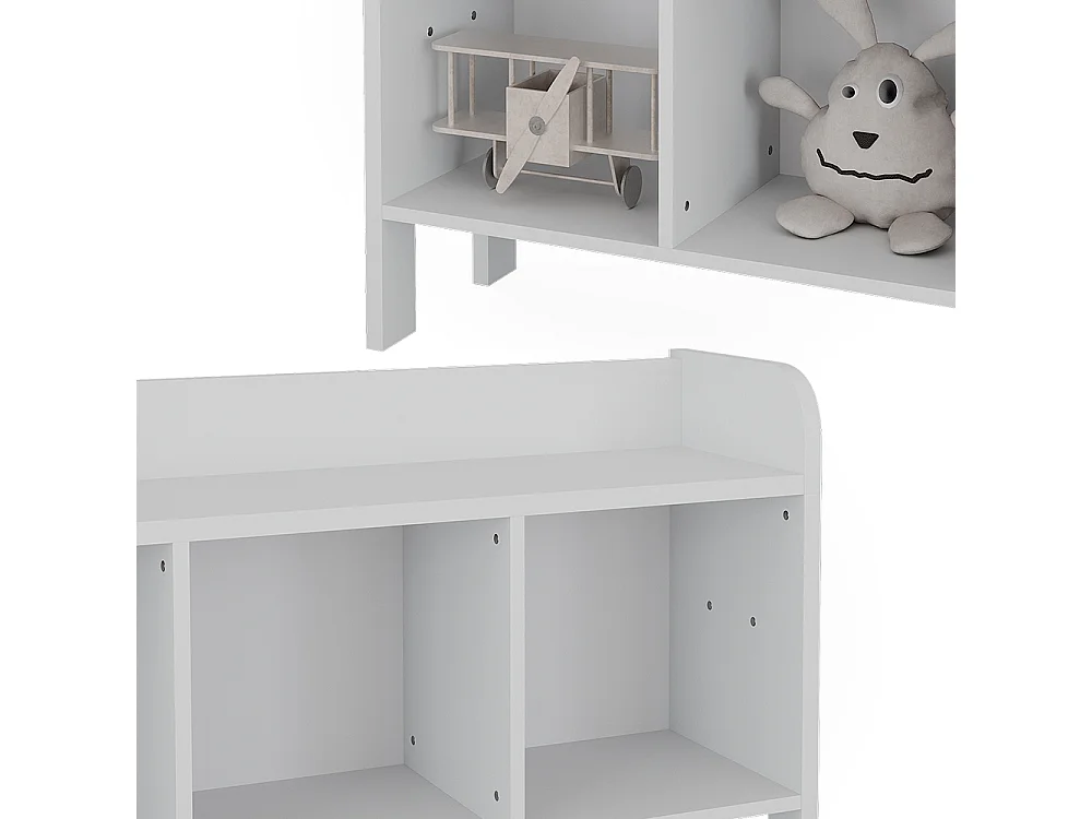 Kids shelf white 107.2x30.6x63.8 ajaton