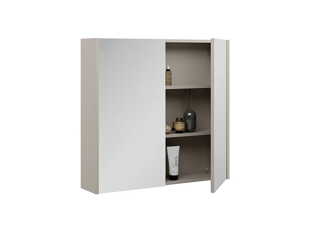 Armoire de toilette cachemire 80x18x75.8 ruford