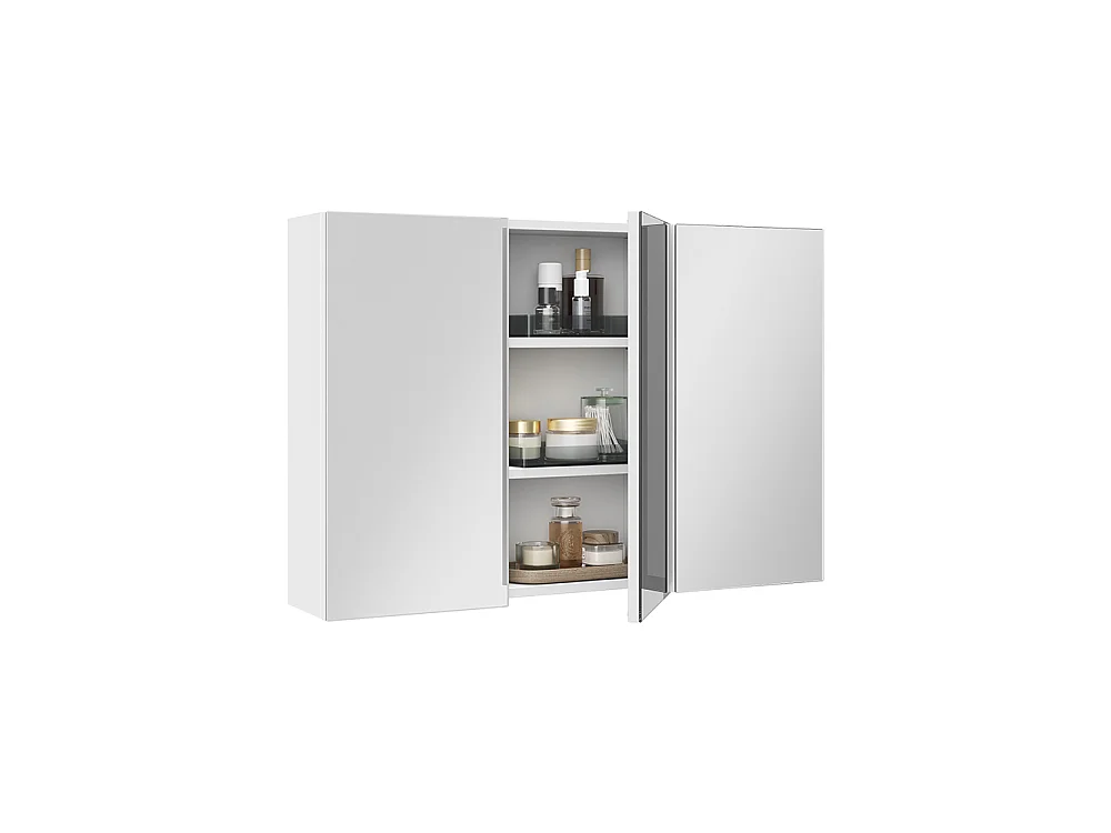 Badkamerspiegelkast wit 90x17x60.2 lavia