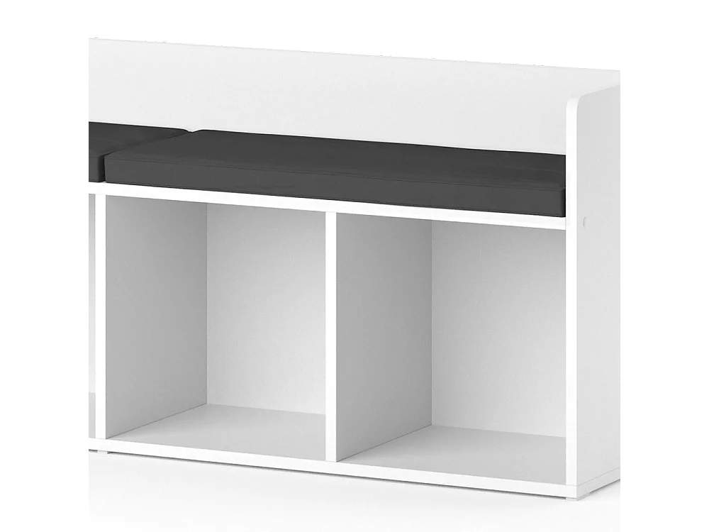 Kids shelf white 142.4x31x53.4 luigi