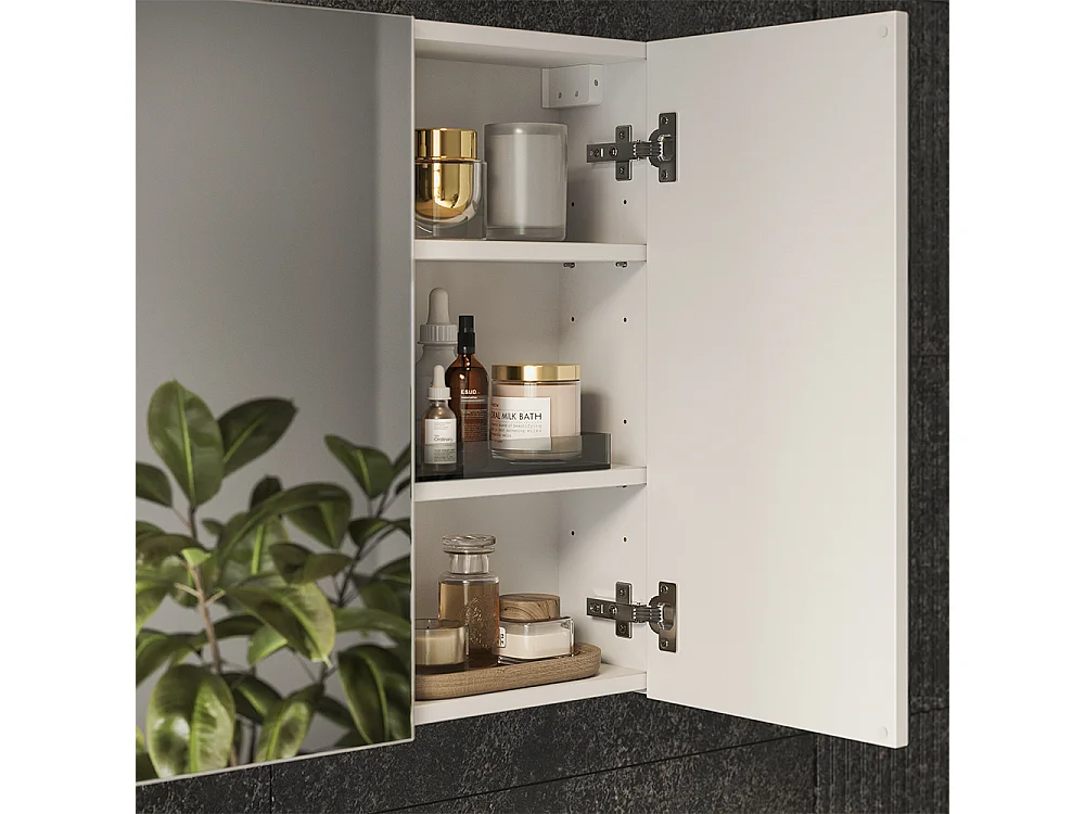 Badkamerspiegelkast wit 70x17x60.2 lavia