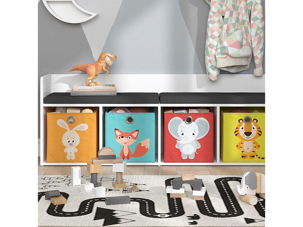 Kids shelf white 31.2x142.4x53.4 luigi
