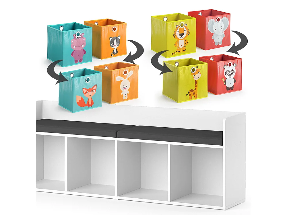 Kids shelf white 31.2x142.4x53.4 luigi