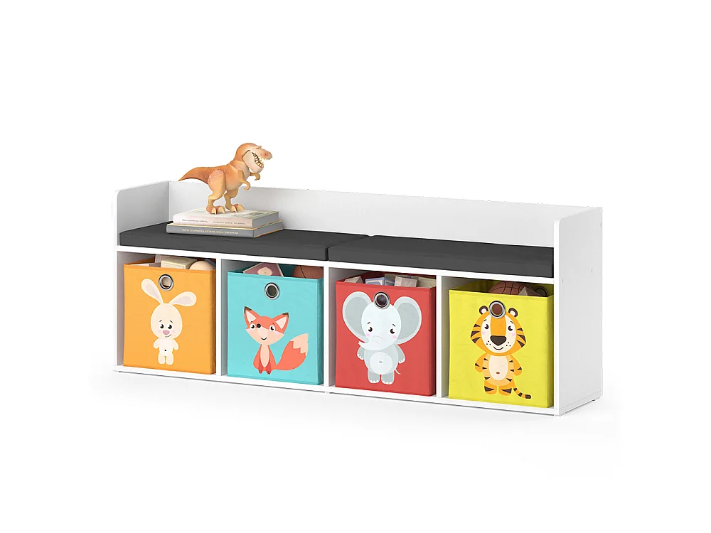 Kids shelf white 31.2x142.4x53.4 luigi