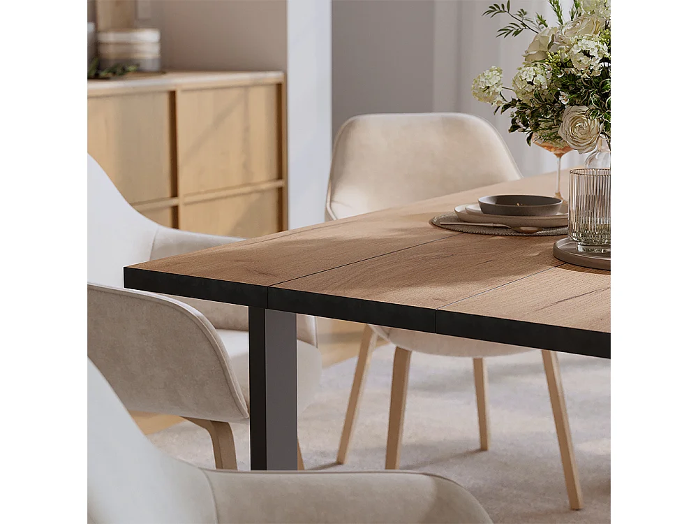 Dining table goldkraft oak 180x100x75 avido