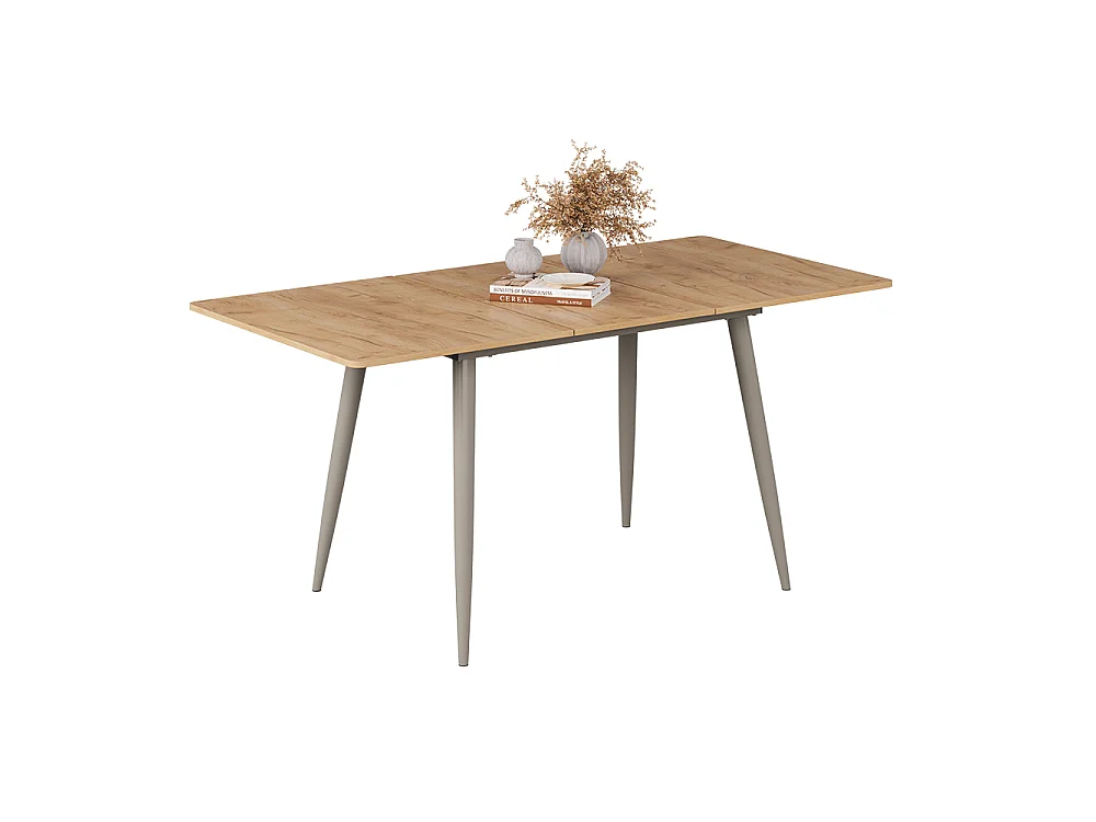 Dining table goldkraft oak/greige 120x80x75 beaver