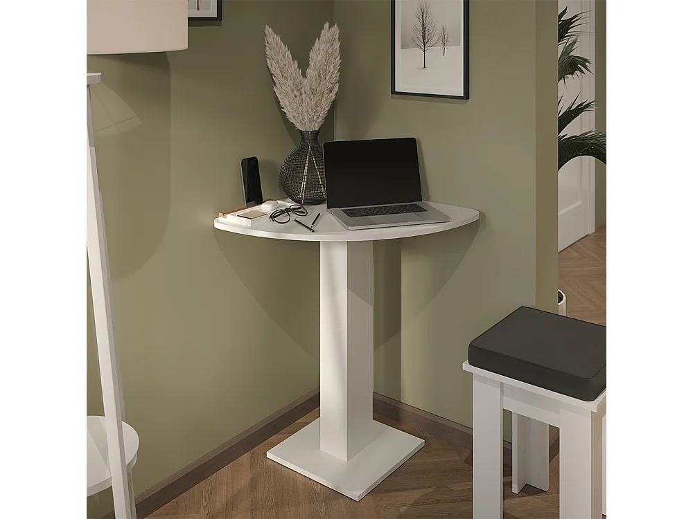 tavolo da pranzo bianco 60x60x75 roman