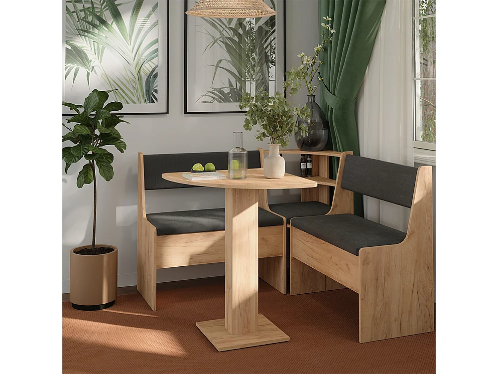 Dining table goldkraft oak 60x60x75 roman