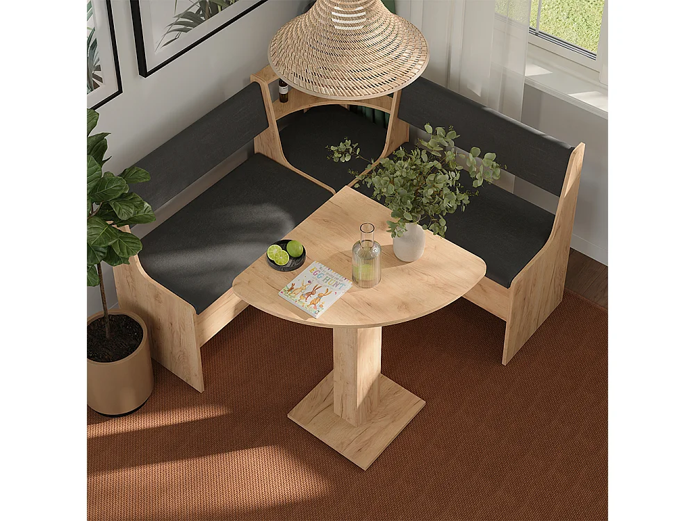 Dining table goldkraft oak 60x60x75 roman