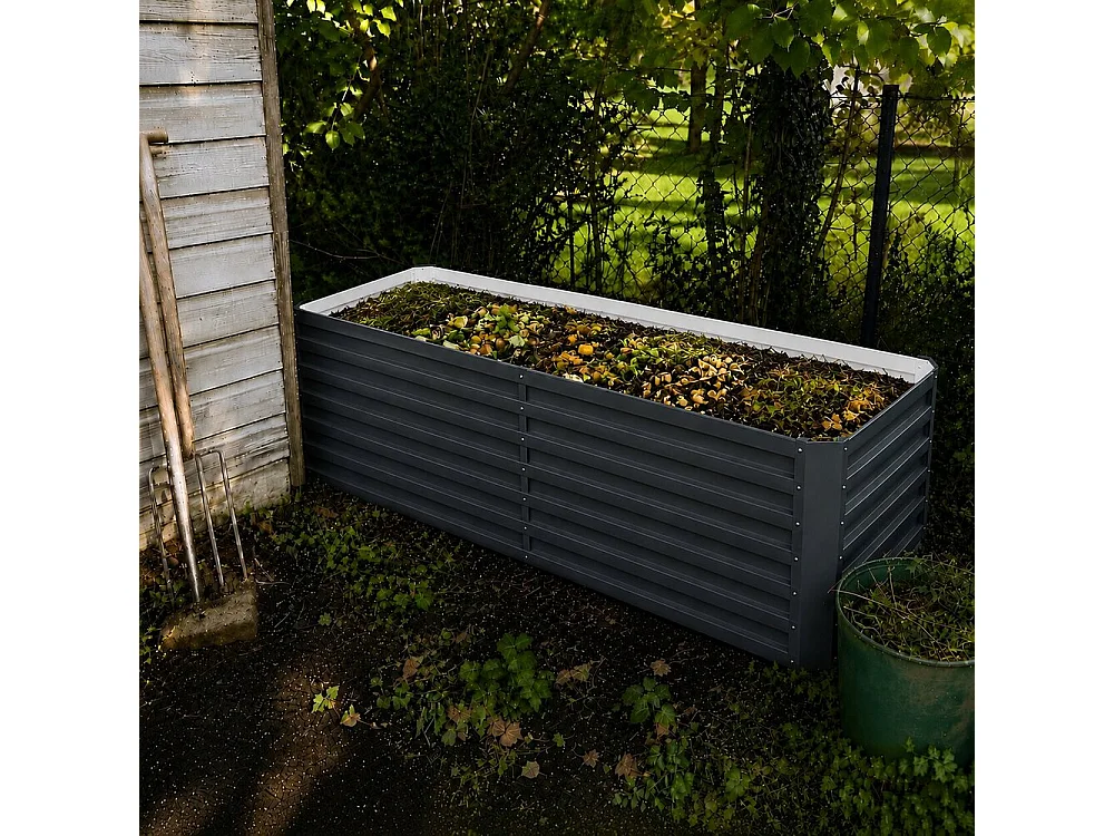 Komposter anthrazit 270x90x60 garten