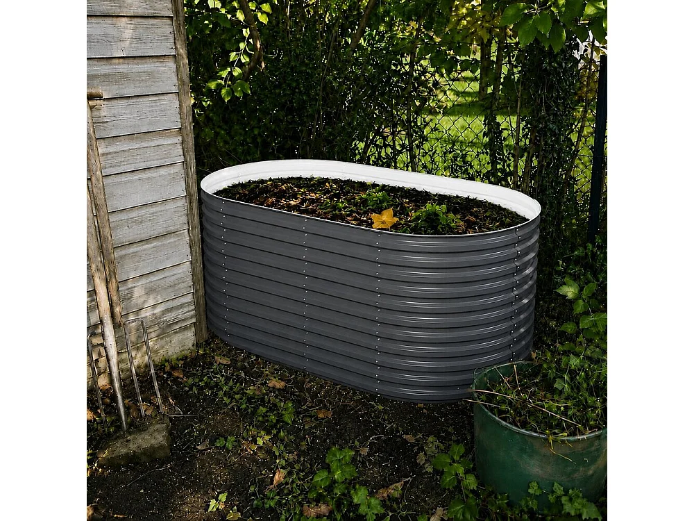 Komposter anthrazit 160x82x80 garten