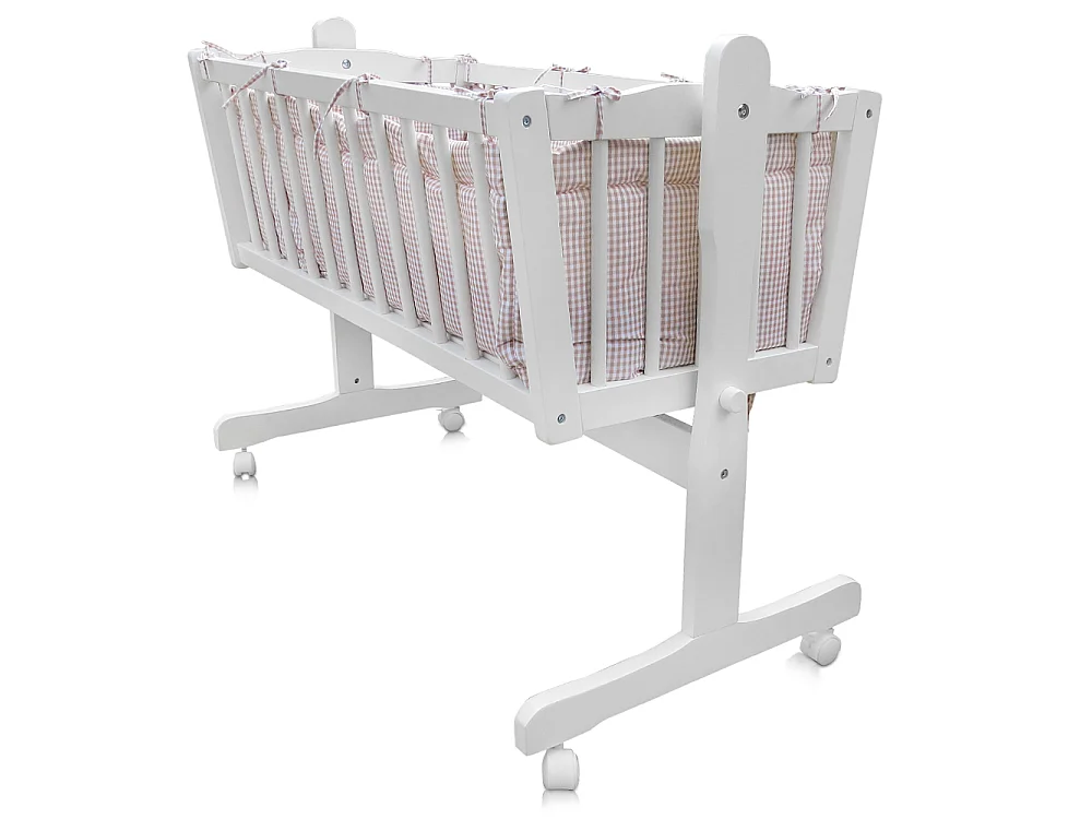 Lit bébé blanc 102.5x53x140