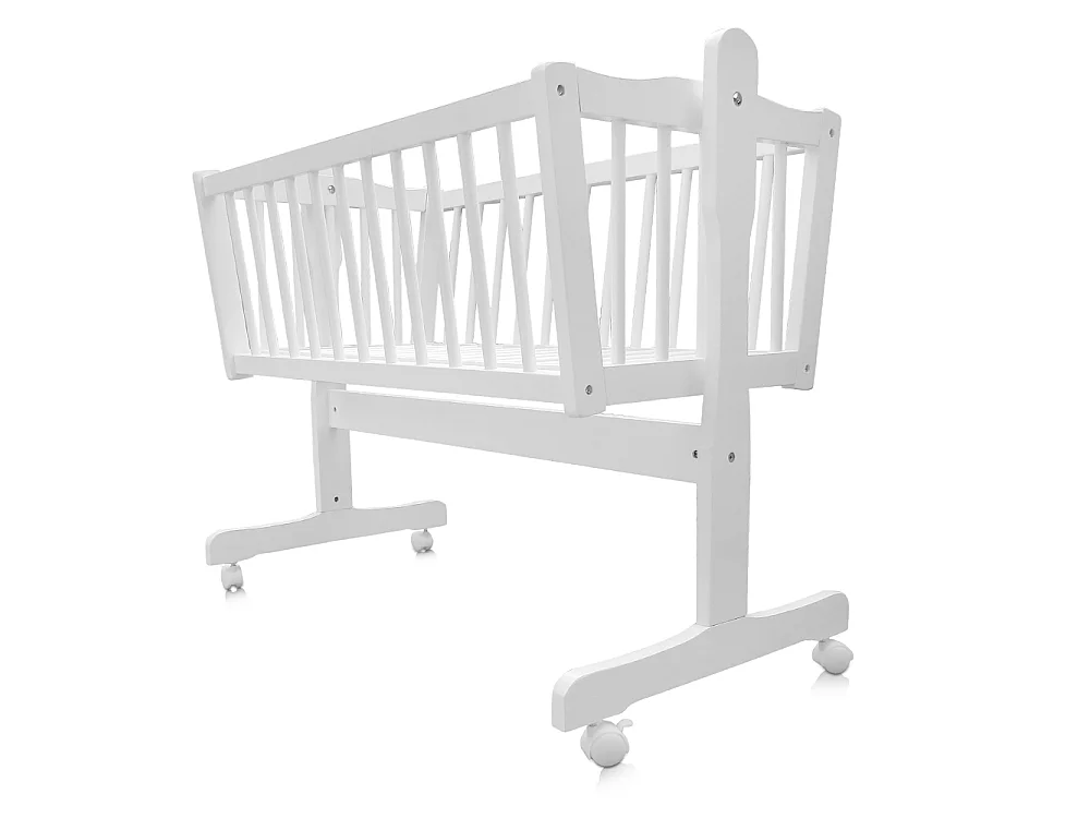 Lit bébé blanc 102.5x53x140