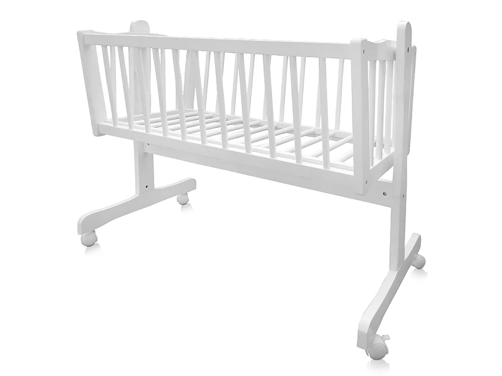 Lit bébé blanc 102.5x53x140