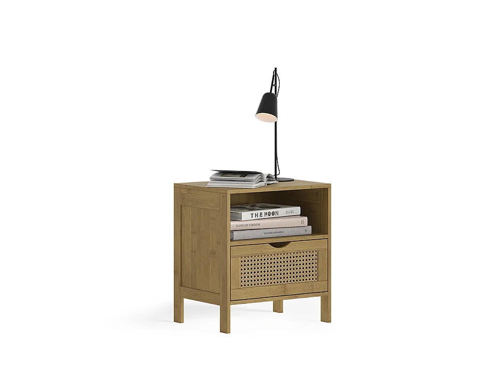 Nachttisch bambus 40x30x44 liora