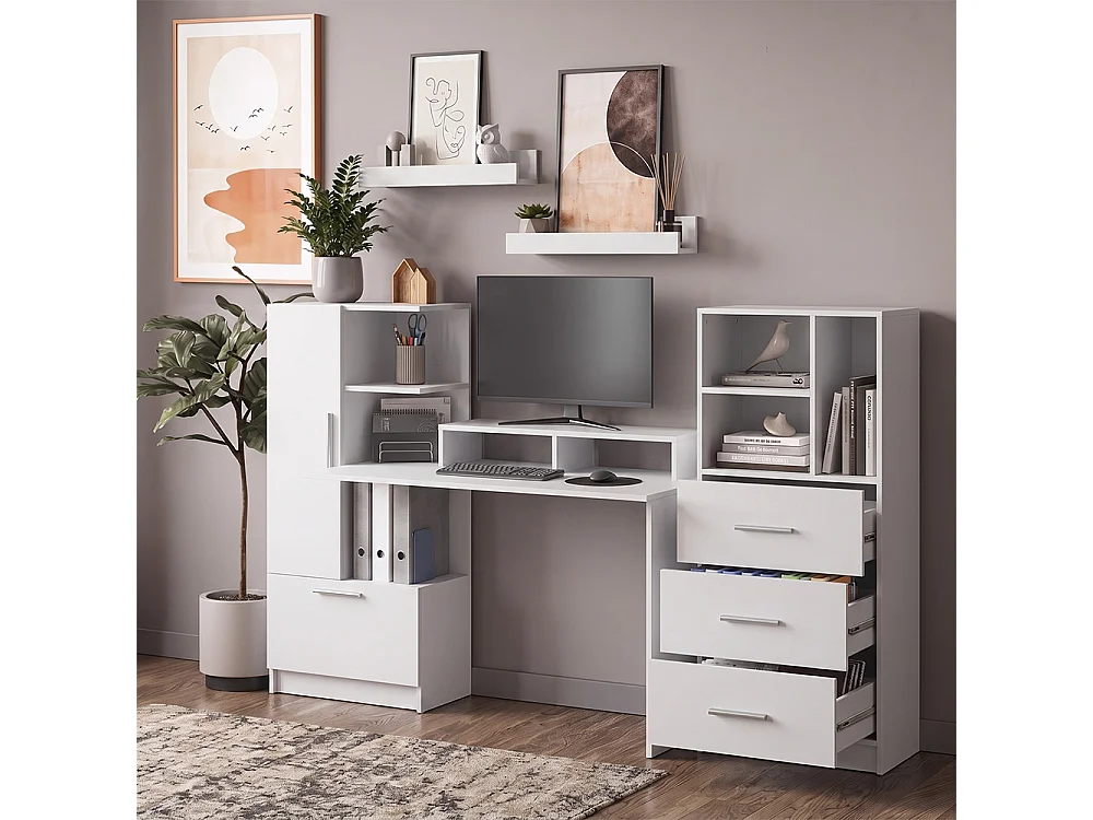 Universele kast wit 60x31.6x120 tomy