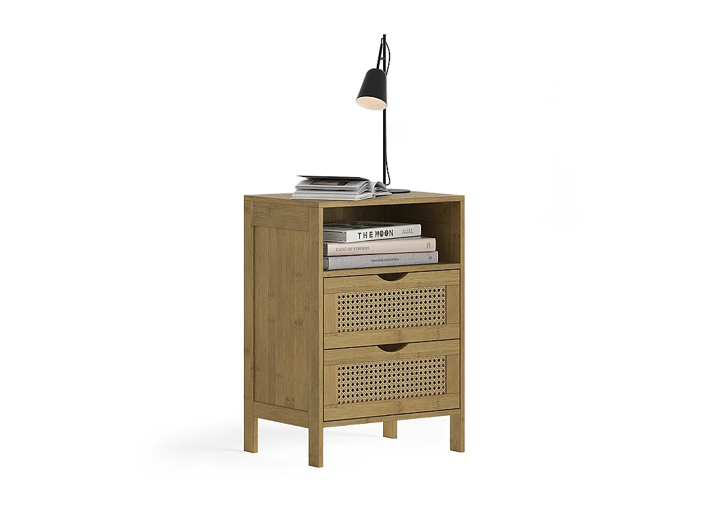 Nachttisch bambus 40x30x58 liora