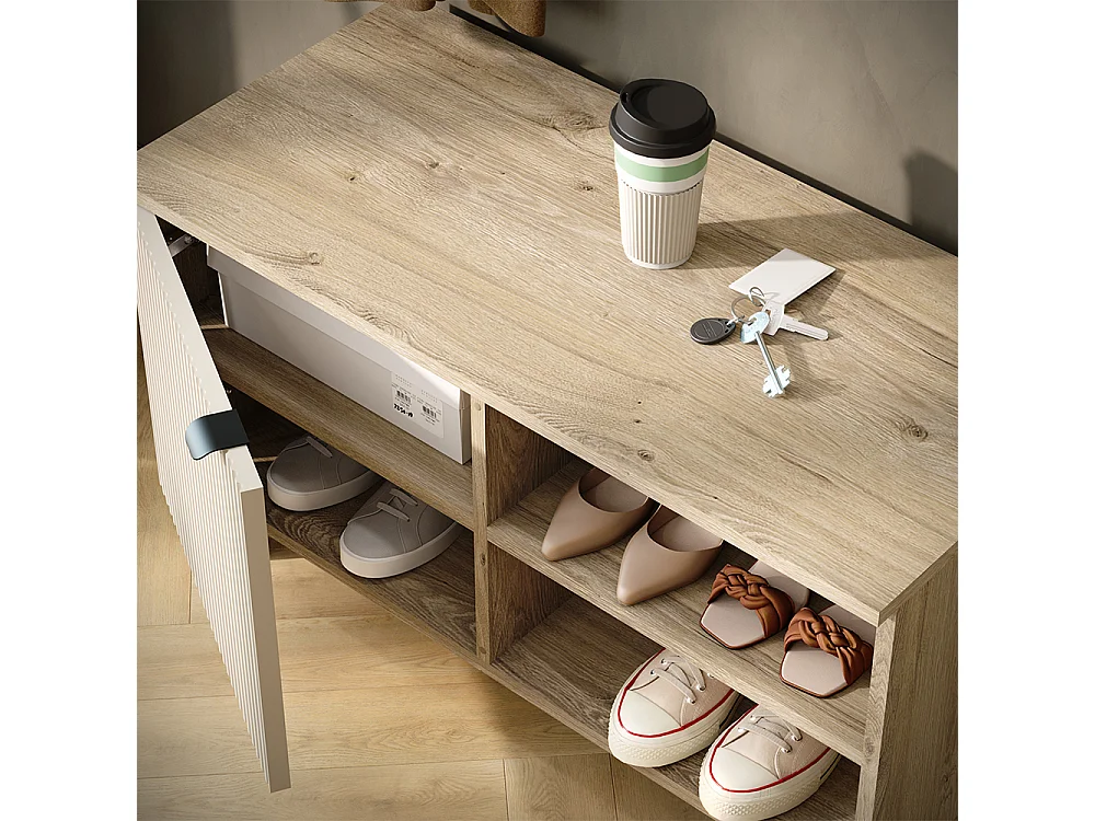 Garderobe eiken/kasjmier 86x40x48 puerto