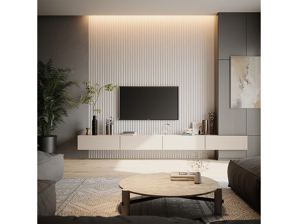 Panneau acoustique blanc 40x1.8x120 sonoa
