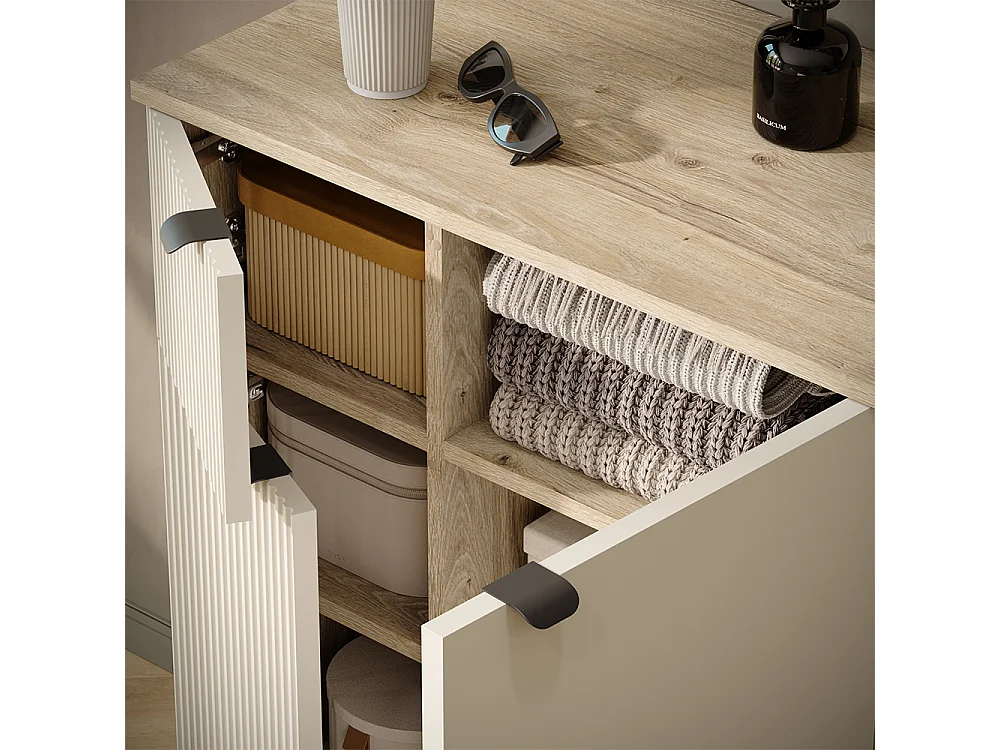 Garderobe eiken/kasjmier 69x40x95 puerto