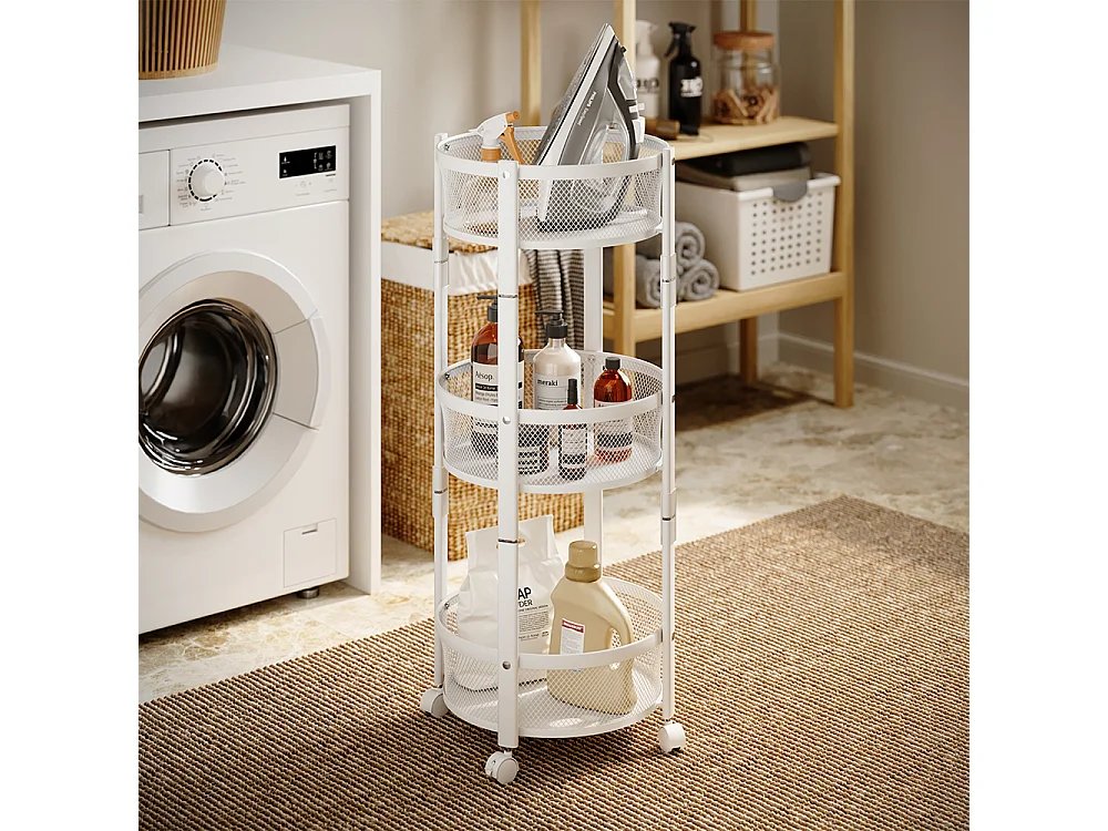 Trolley white 37.5x37.5x88 falto