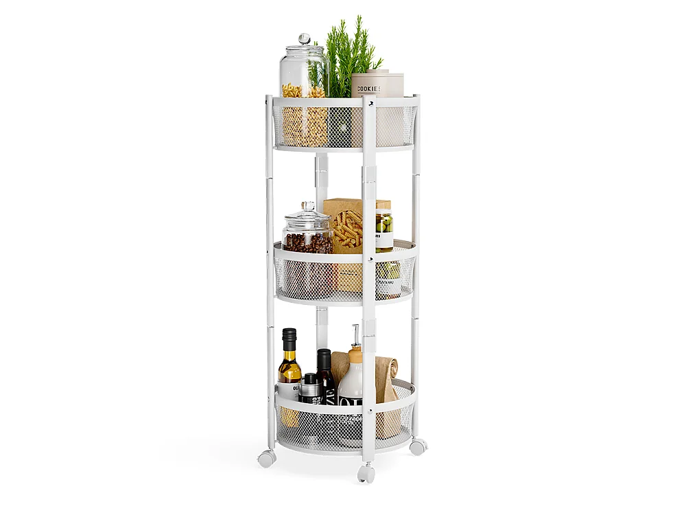 Trolley white 37.5x37.5x88 falto