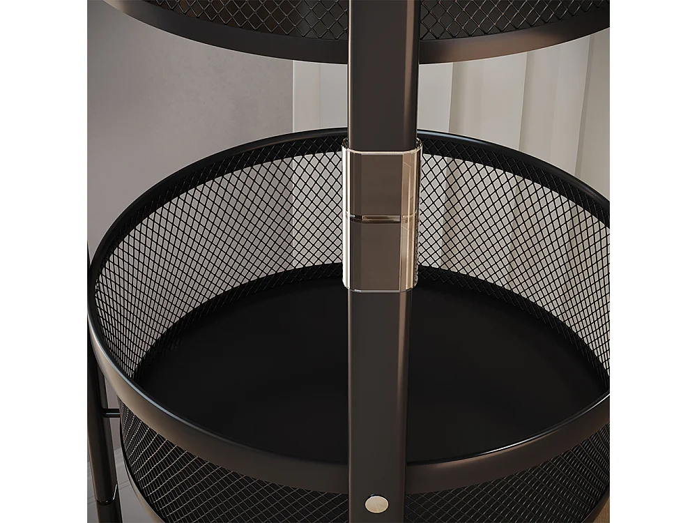 Trolley black 37.5x37.5x88 falto