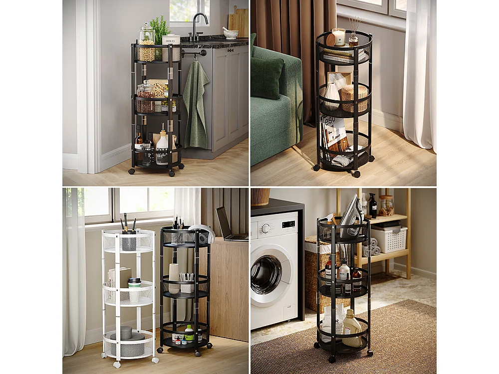 Trolley black 37.5x37.5x88 falto