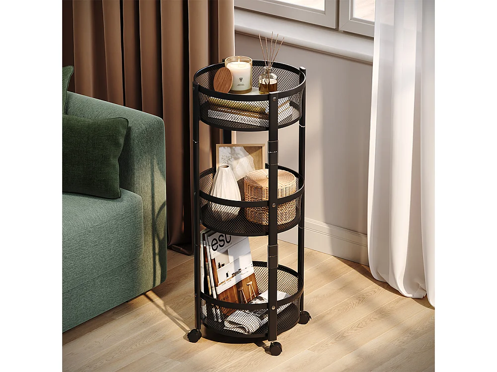 Trolley black 37.5x37.5x88 falto