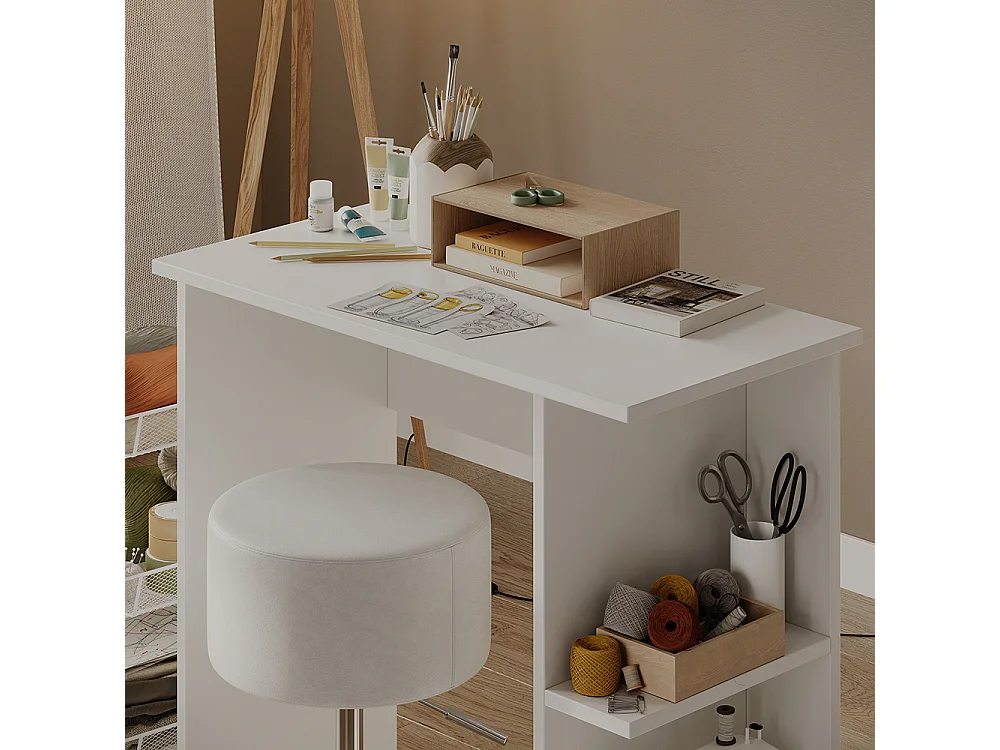 Biurko biały 80x40x76 simple