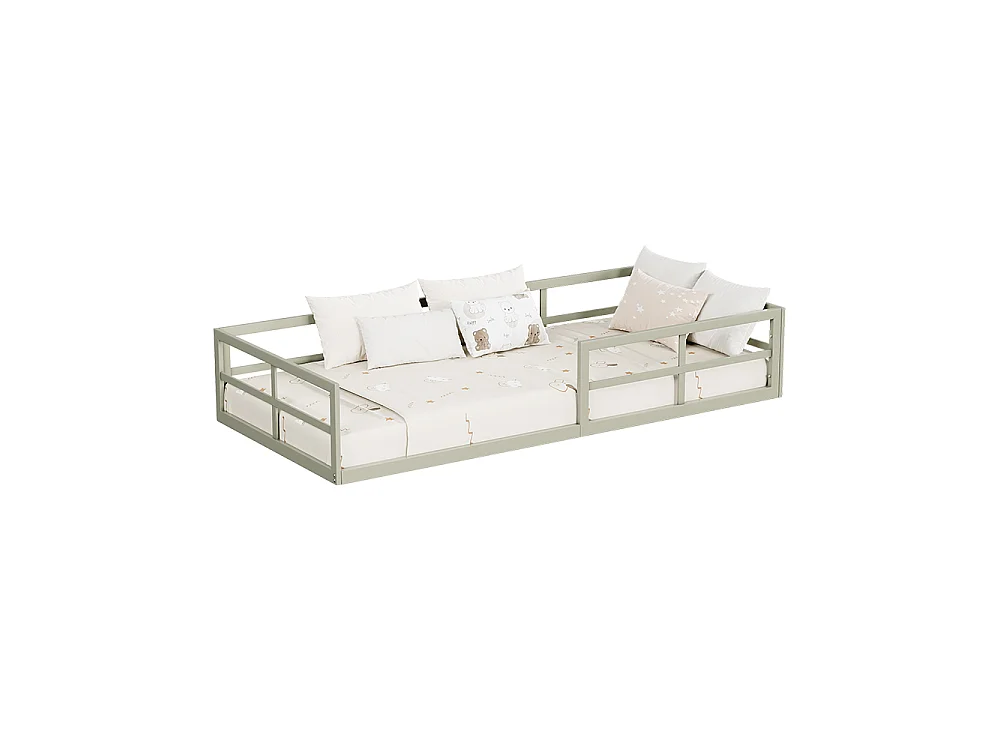 Lit pour enfant grège 205x95x37 minno