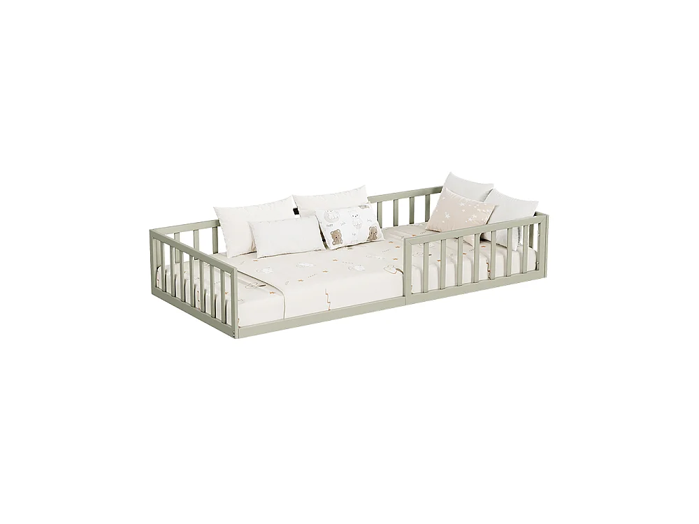 Lit pour enfant grège 205x95x37 minno