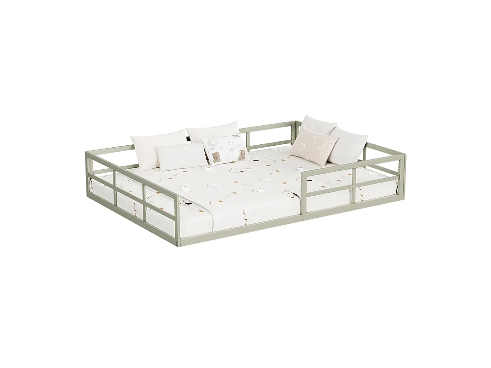 Lit pour enfant grège 205x145x37 minno