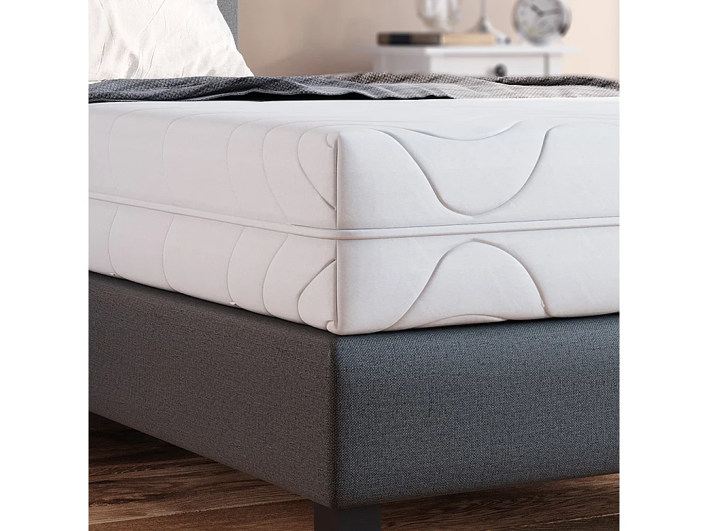 Colchão de espuma fria branco 90x200x20