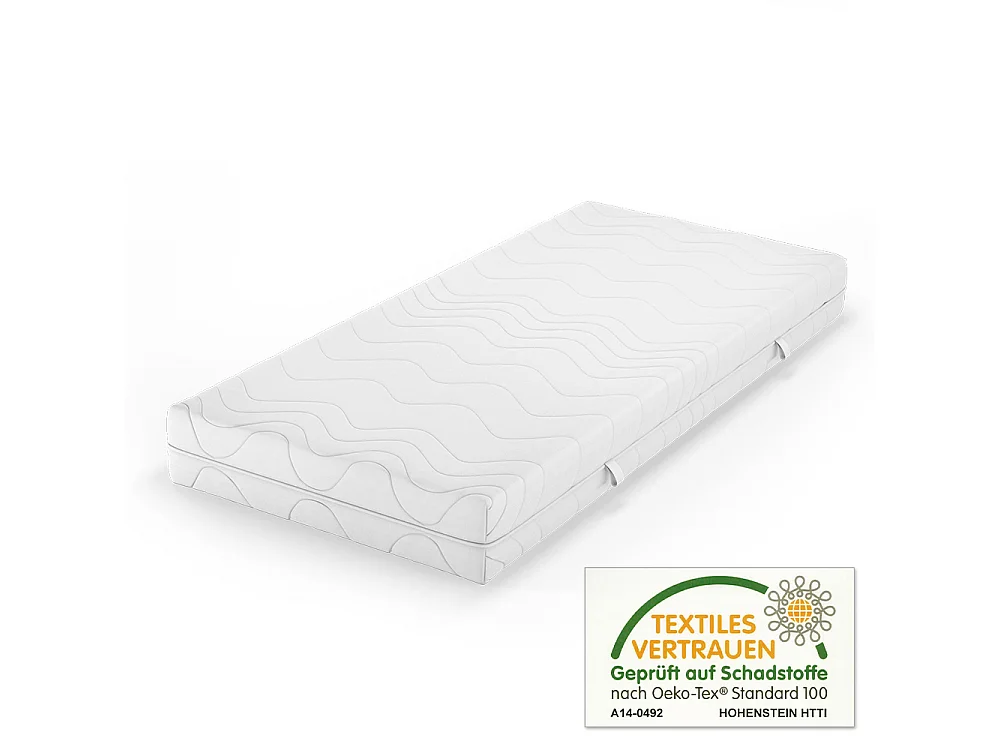Colchão de espuma fria branco 100x200x20