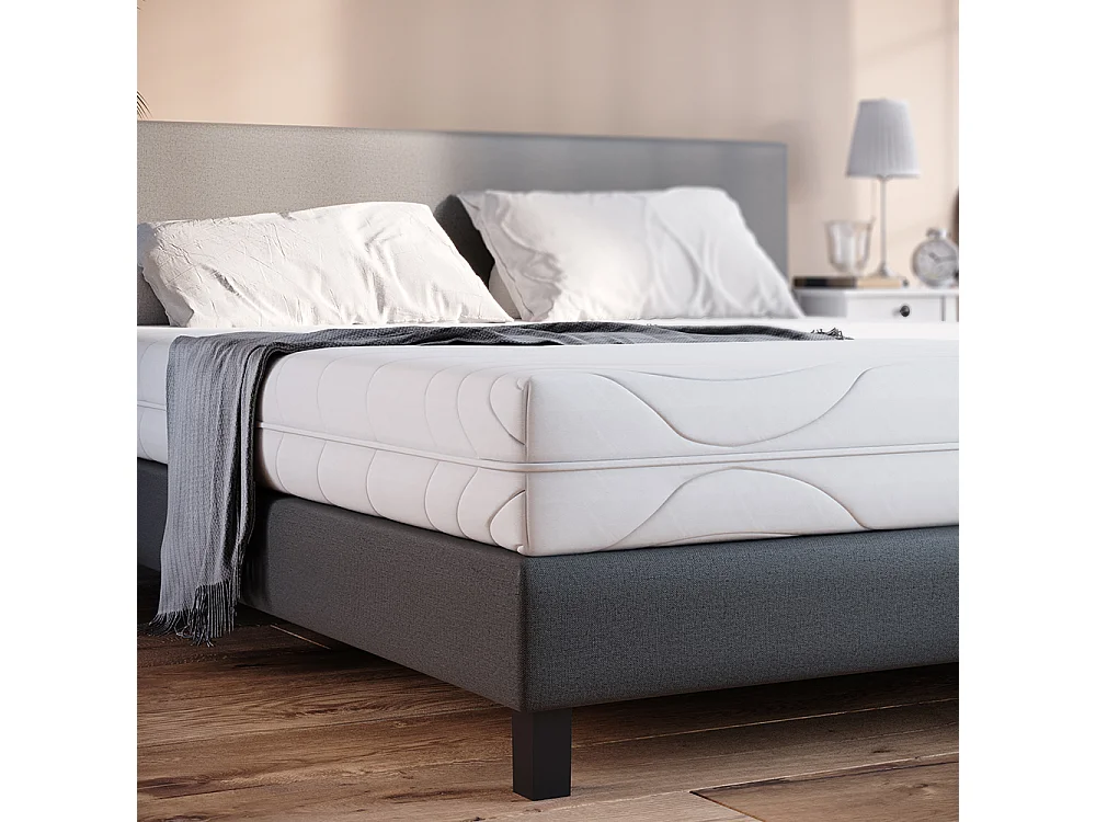 Matelas en mousse froide blanc 180x200x20