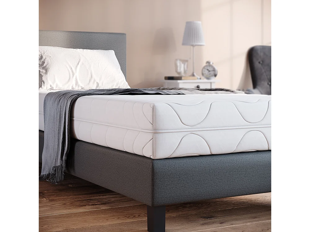 Colchão de espuma fria branco 80x200x20