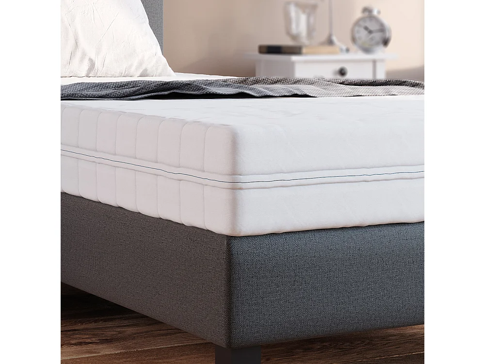 Colchão de espuma fria branco 90x200x16