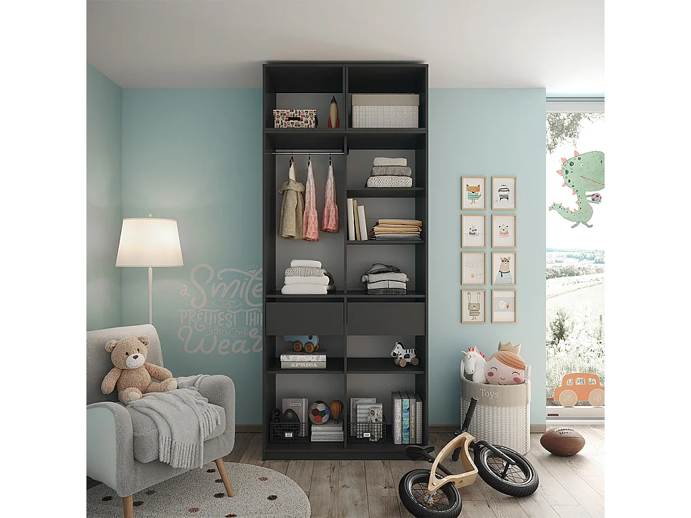 Armoire anthracite 50x50x40 elmo